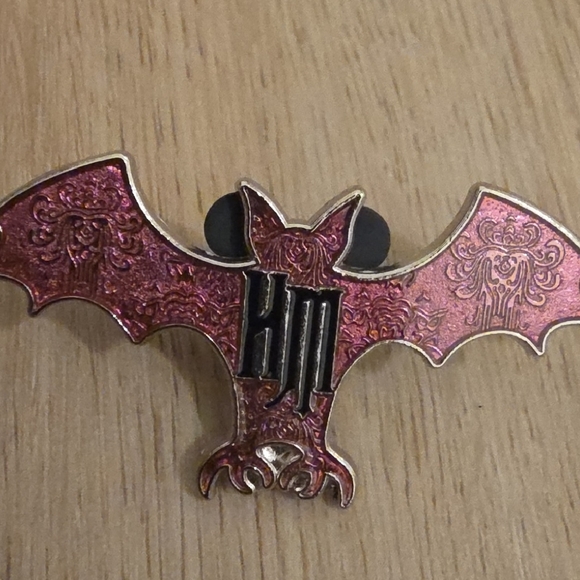Disney Accessories - Disney Pin - Haunted Mansion Pink Bat - Disney Collector Trading Pin